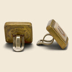 Encrusted Stone Horseshoe Cufflinks - Vintage - STAG Provisions - One & Done - Accessories & Jewelry