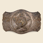 Horse in Star Belt Buckle - Silver - Vintage - STAG Provisions - One & Done - Accessories & Jewelry