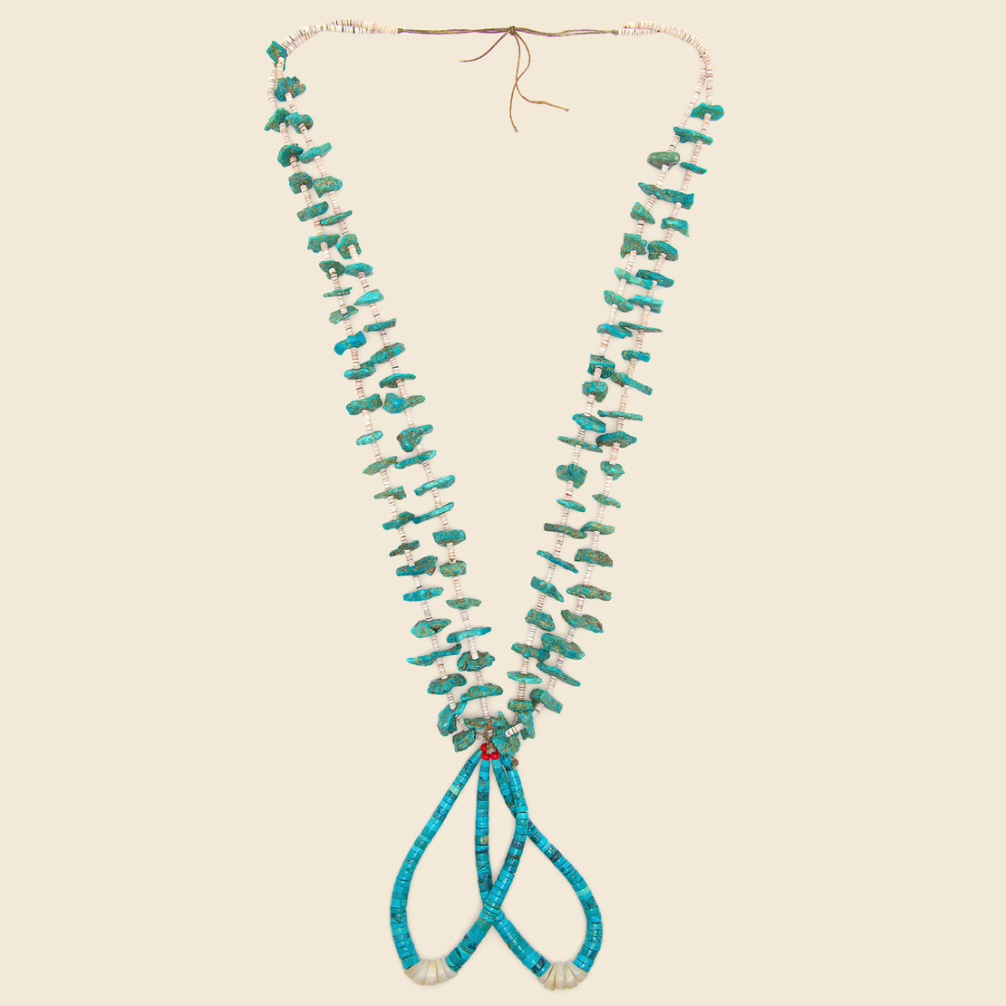Vintage Jacla Necklace - Turquoise & Coral