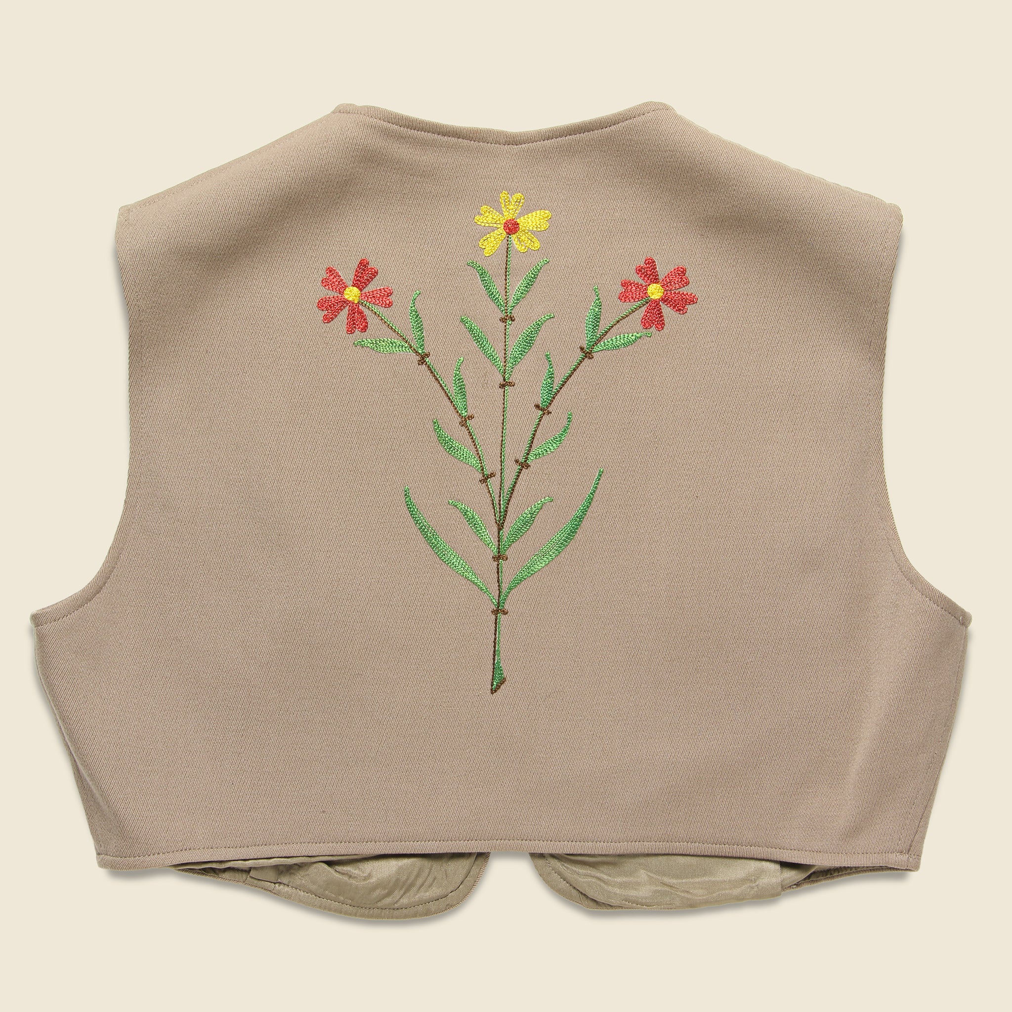 
                          H &amp; C Embroidered Vest - Vintage - STAG Provisions - W - One &amp; Done - Apparel
                        