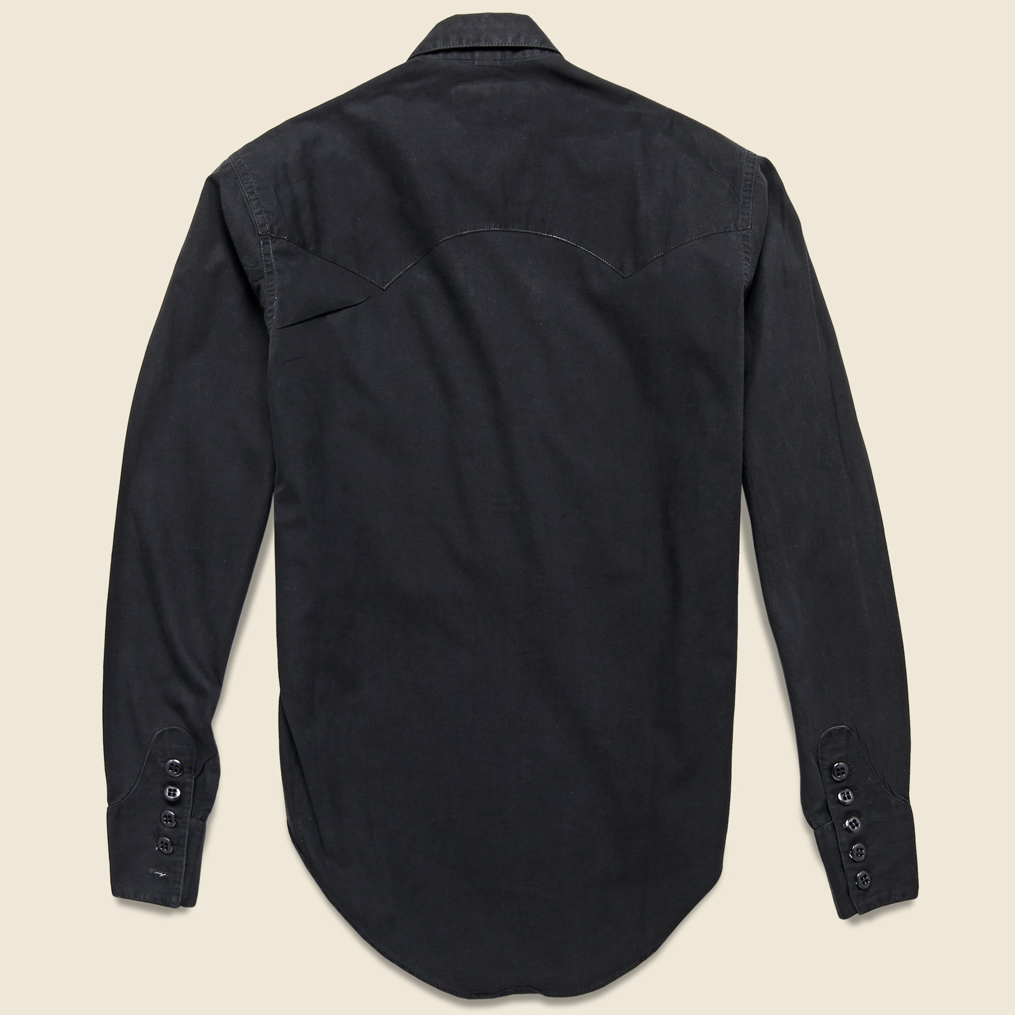 Ralph Lauren Western Wear Cavalry Shirt - Black - Vintage - STAG Provisions - One & Done - Apparel