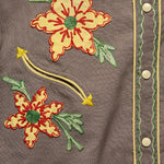 HBarC Shirt - Brown with Flowers - Vintage - STAG Provisions - One & Done - Apparel