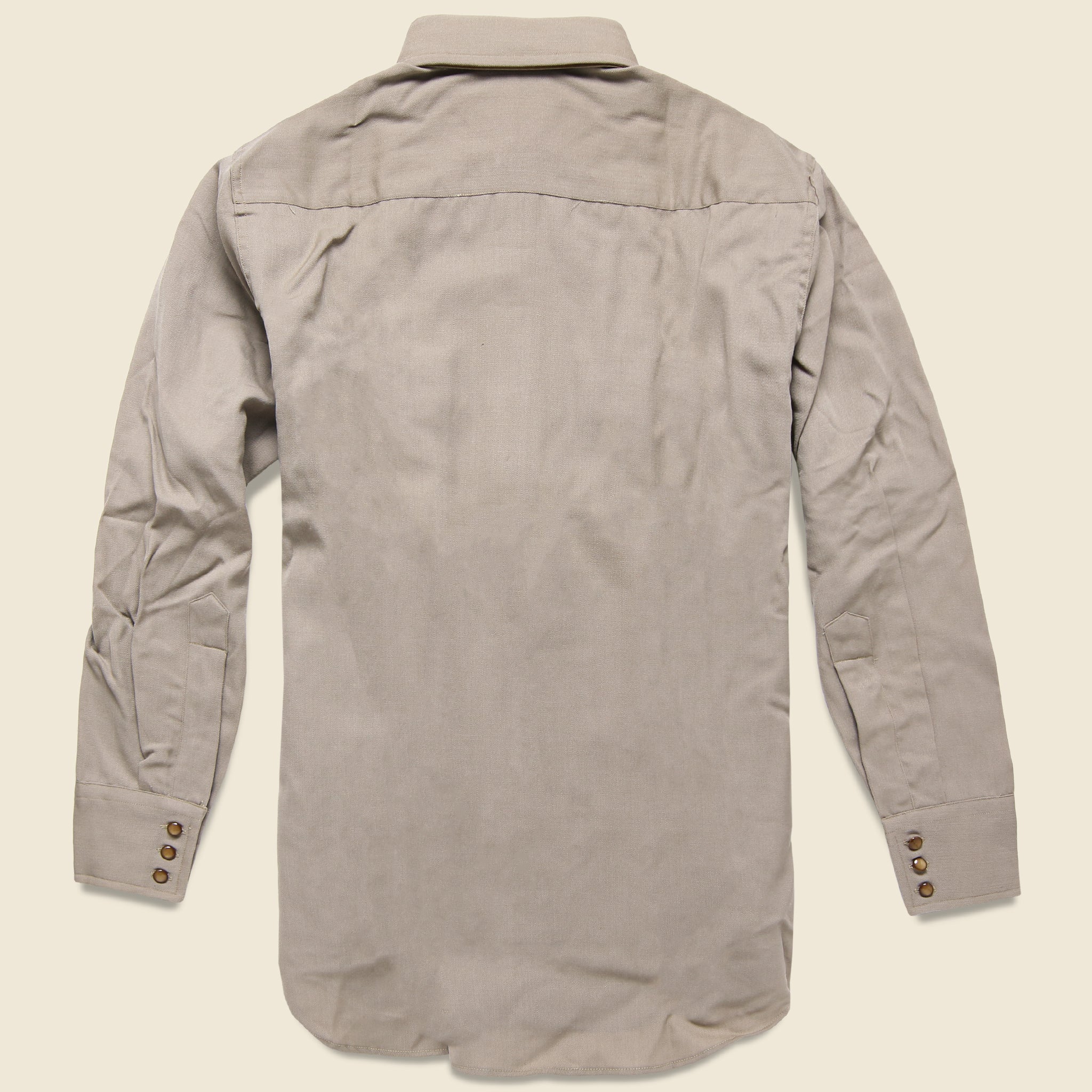 
                          Deadstock Western Shirt - Grey - Vintage - STAG Provisions - One &amp; Done - Apparel
                        