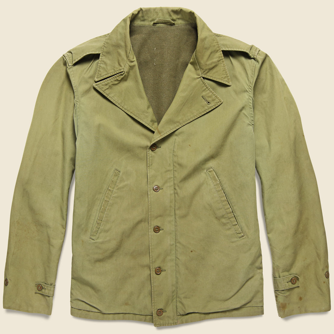 Vintage WWII Air Force Utility Jacket - Military Green