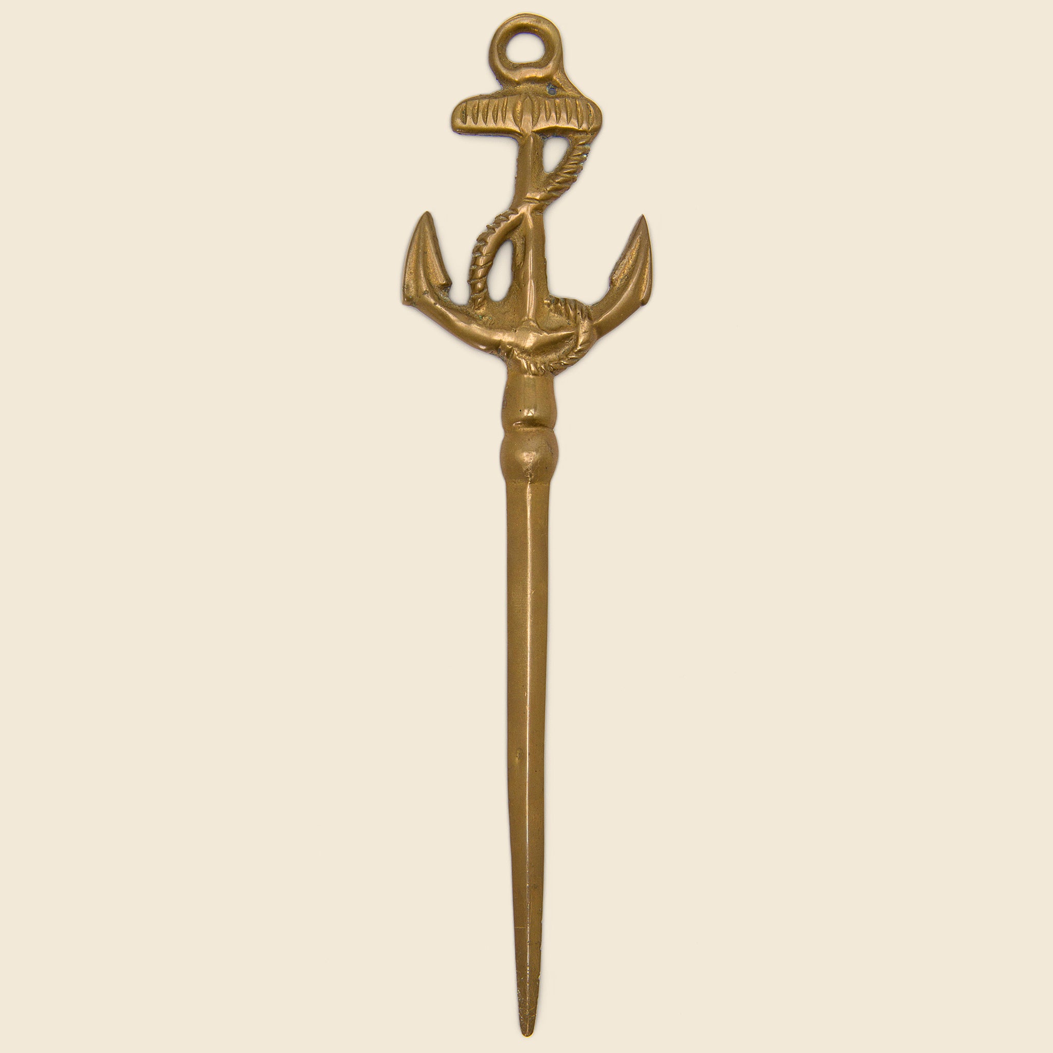Anchor Letter Opener - Brass - Vintage - STAG Provisions - One & Done - Miscellaneous