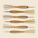 Turkey Feather Darts Set - White - Vintage - STAG Provisions - One & Done - Miscellaneous