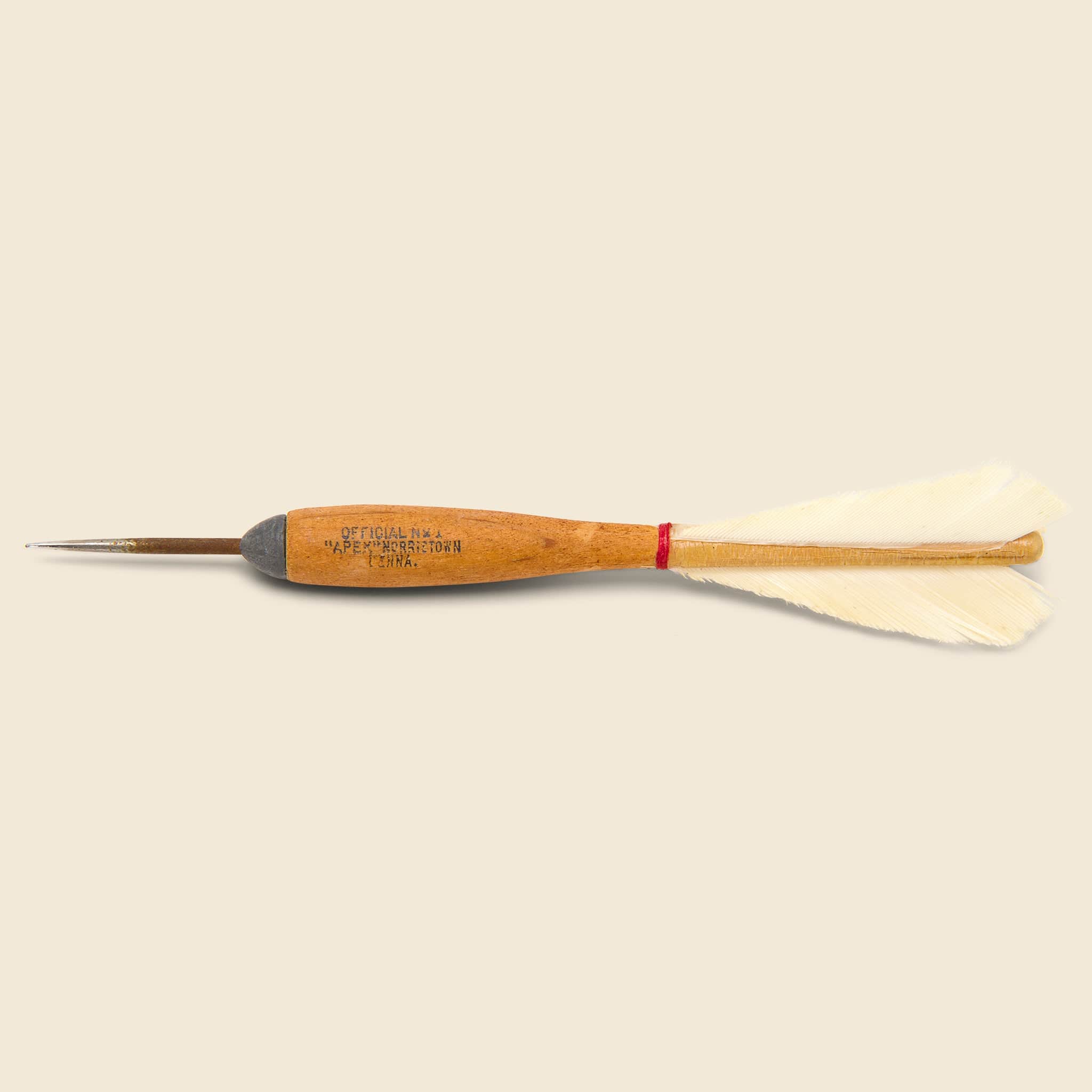 Turkey Feather Darts Set - White - Vintage - STAG Provisions - One & Done - Miscellaneous