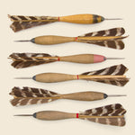Turkey Feather Darts Set - Brown - Vintage - STAG Provisions - One & Done - Miscellaneous