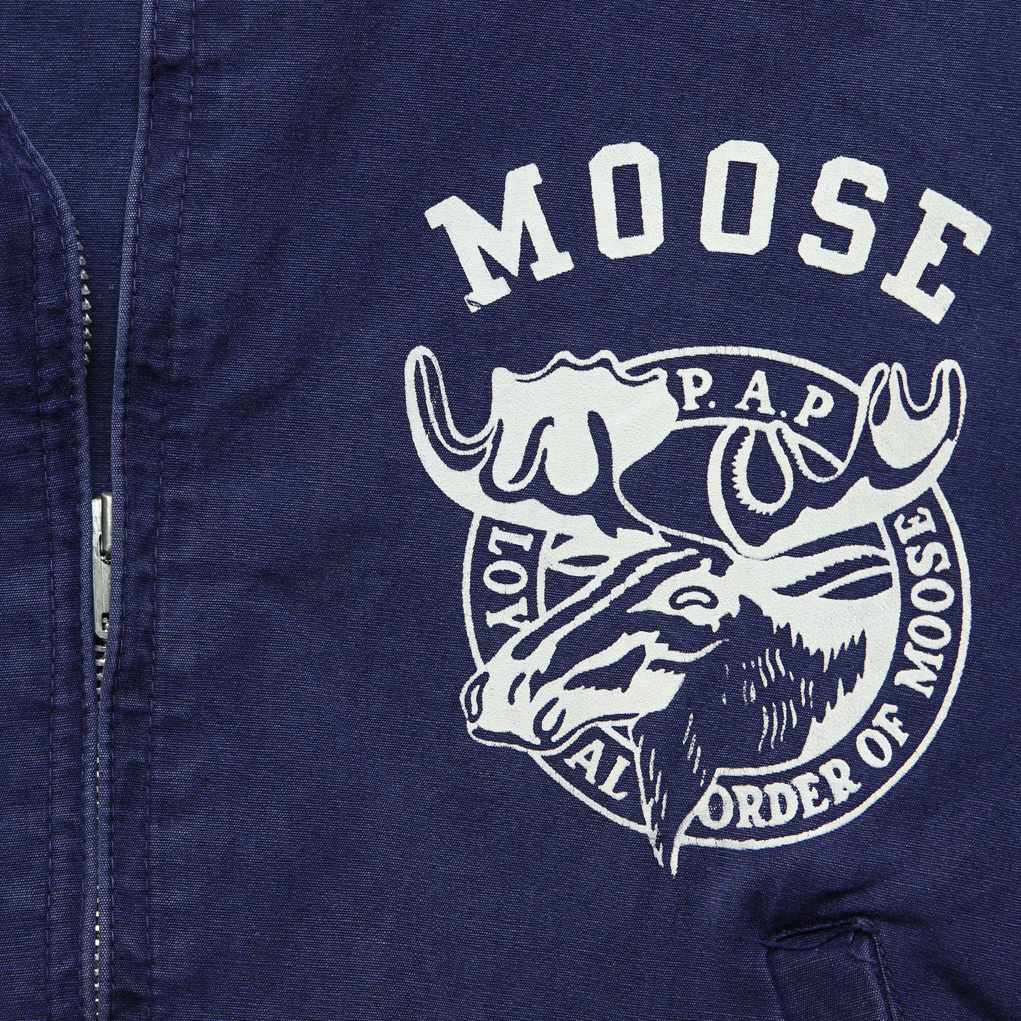 
                          Champion Moose Lodge Jacket - Navy - Vintage - STAG Provisions - W - One &amp; Done - Apparel
                        