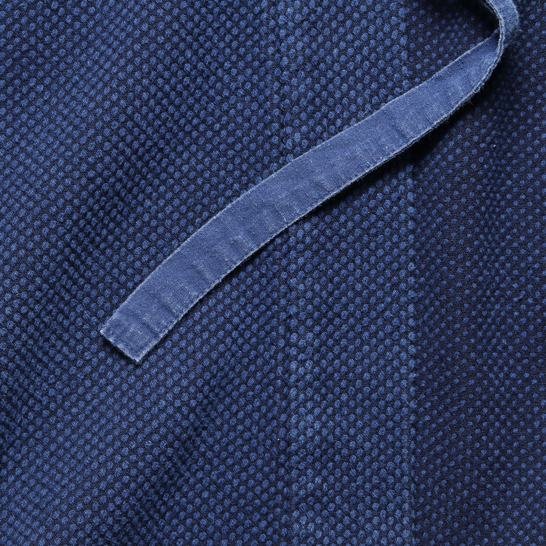 Textured Knit Japanese Kendo Jacket - Indigo - Vintage - STAG Provisions - W - One & Done - Apparel