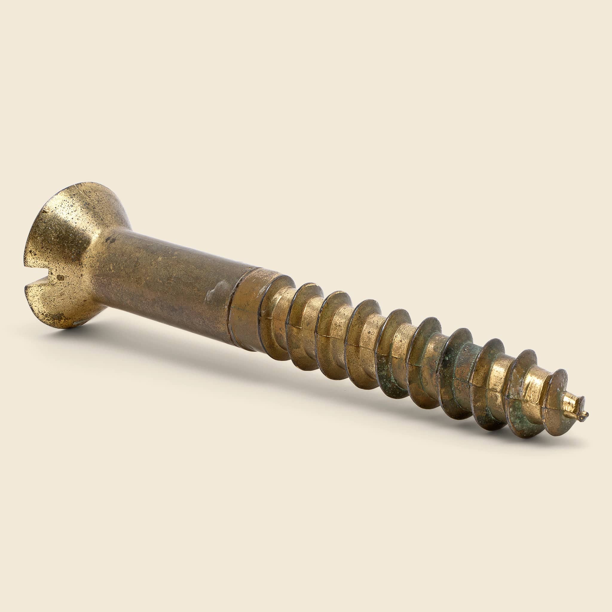 XXL Brass Screw - Vintage - STAG Provisions - One & Done - Art