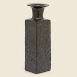 Black Textured Studio Pottery Vase - Vintage - STAG Provisions - One & Done - Art