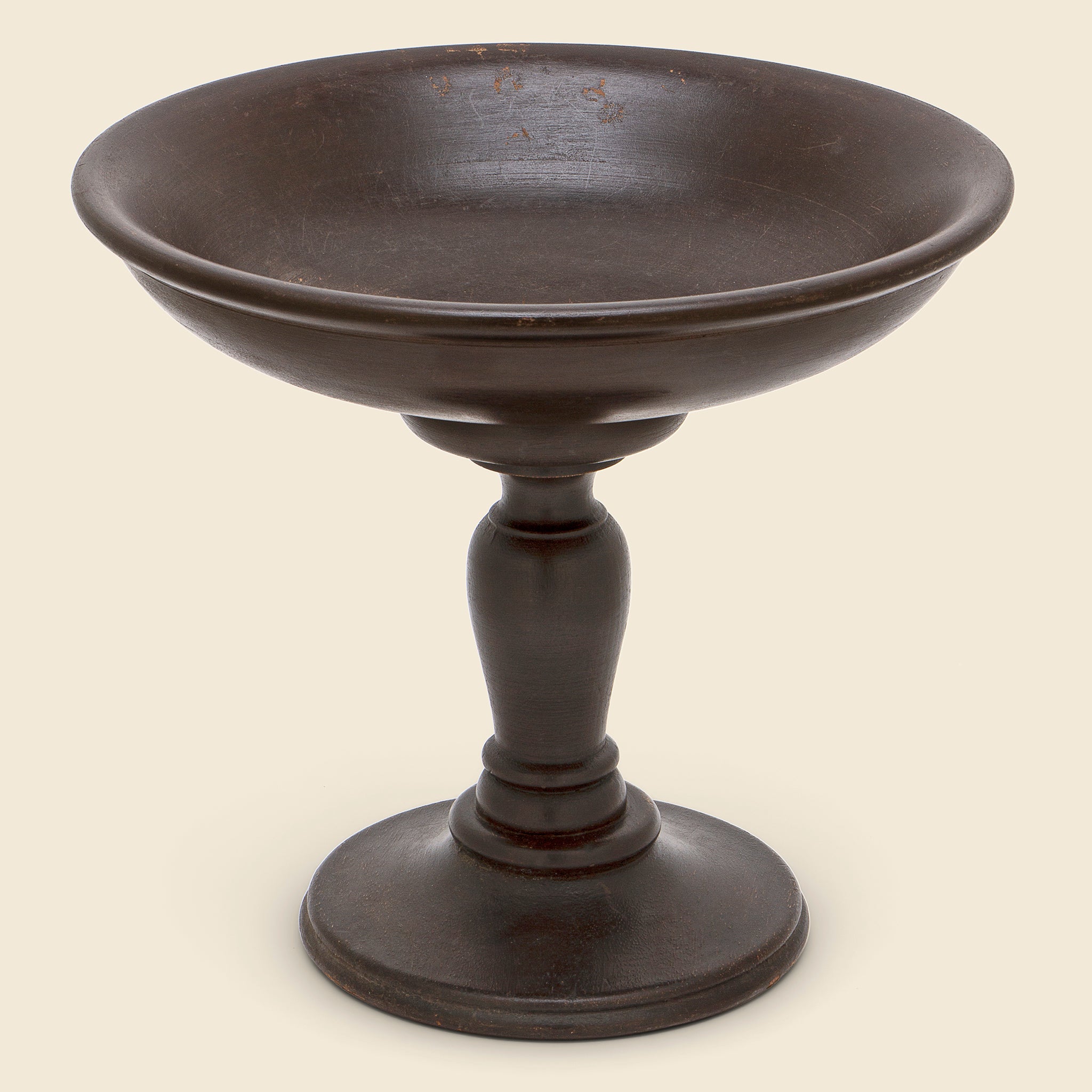 Large Wooden Compote - Vintage - STAG Provisions - One & Done - Barware & Smoking