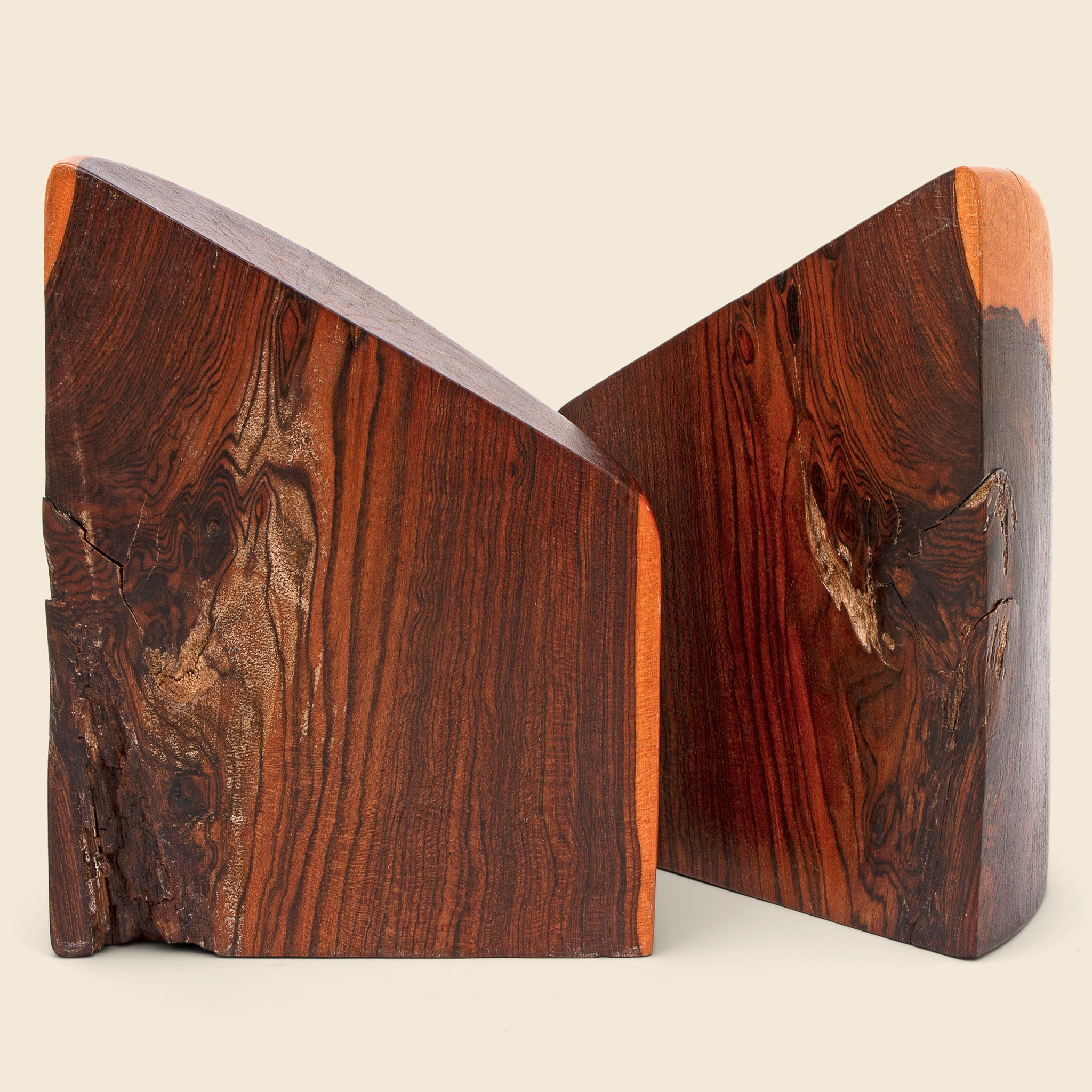 1960's Wood Bookends - Vintage - STAG Provisions - One & Done - Miscellaneous