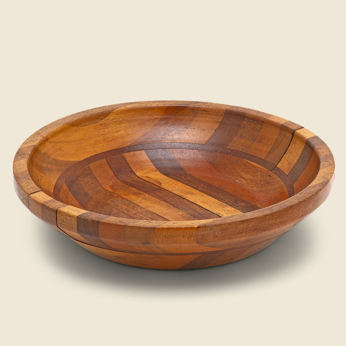 Vintage Pieced Wood Bowl