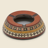 Clay Ashtray with Incan Design - Vintage - STAG Provisions - One & Done - Barware & Smoking