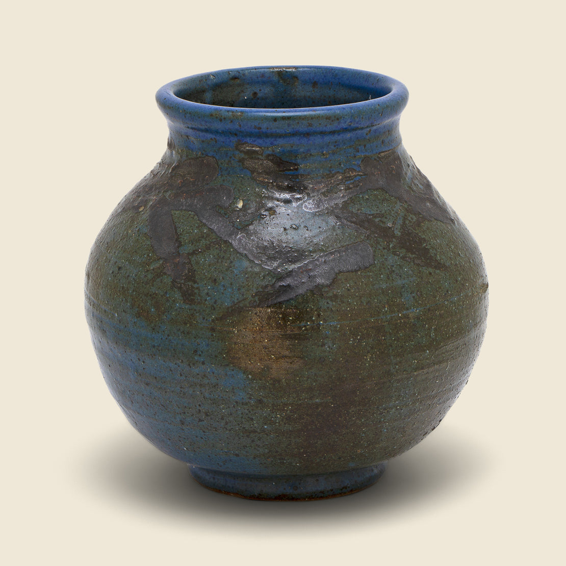 Vintage Blue Studio Vase