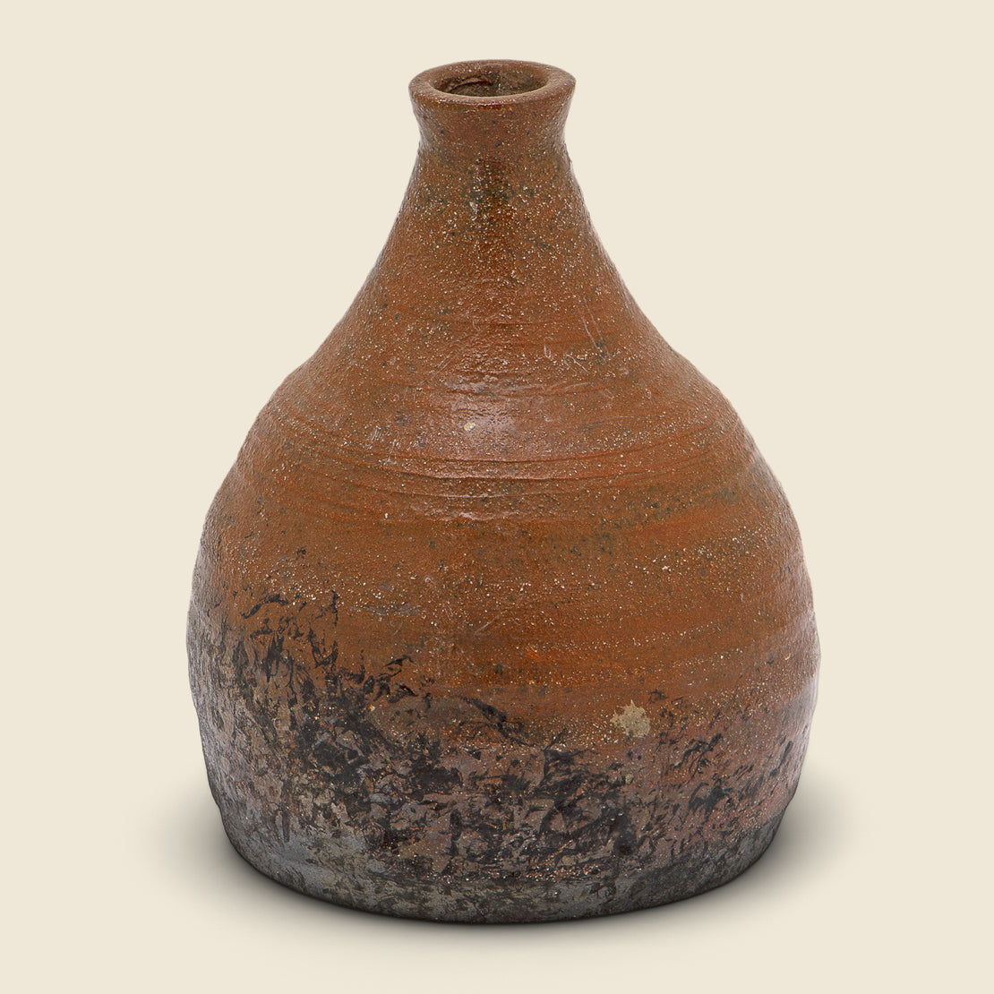 Vintage Small Brown Studio Vase