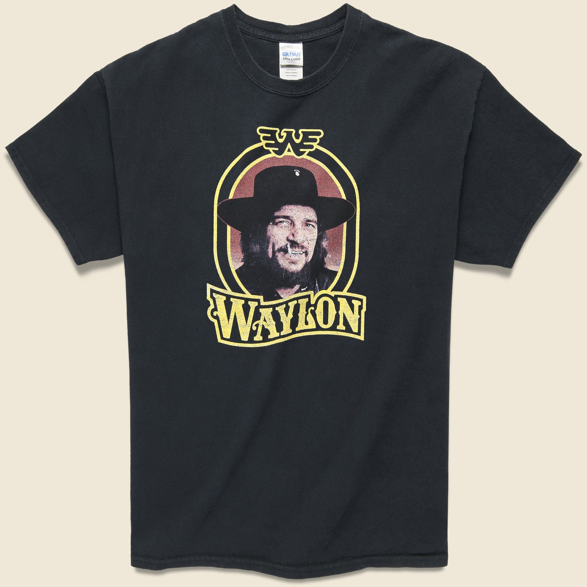Waylon Jennings Tee - Vintage - STAG Provisions - One & Done - Miscellaneous
