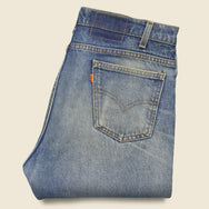 Levi’s x Supreme 505 Selvedge Denim Jeans Orange Tab Men’s Measure36x31 USA  Made