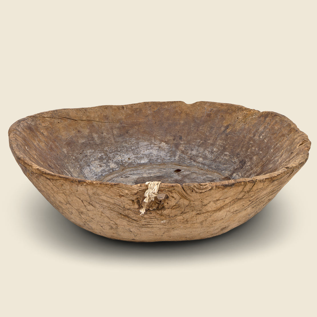 Vintage Large Turkish Wooden Bowl