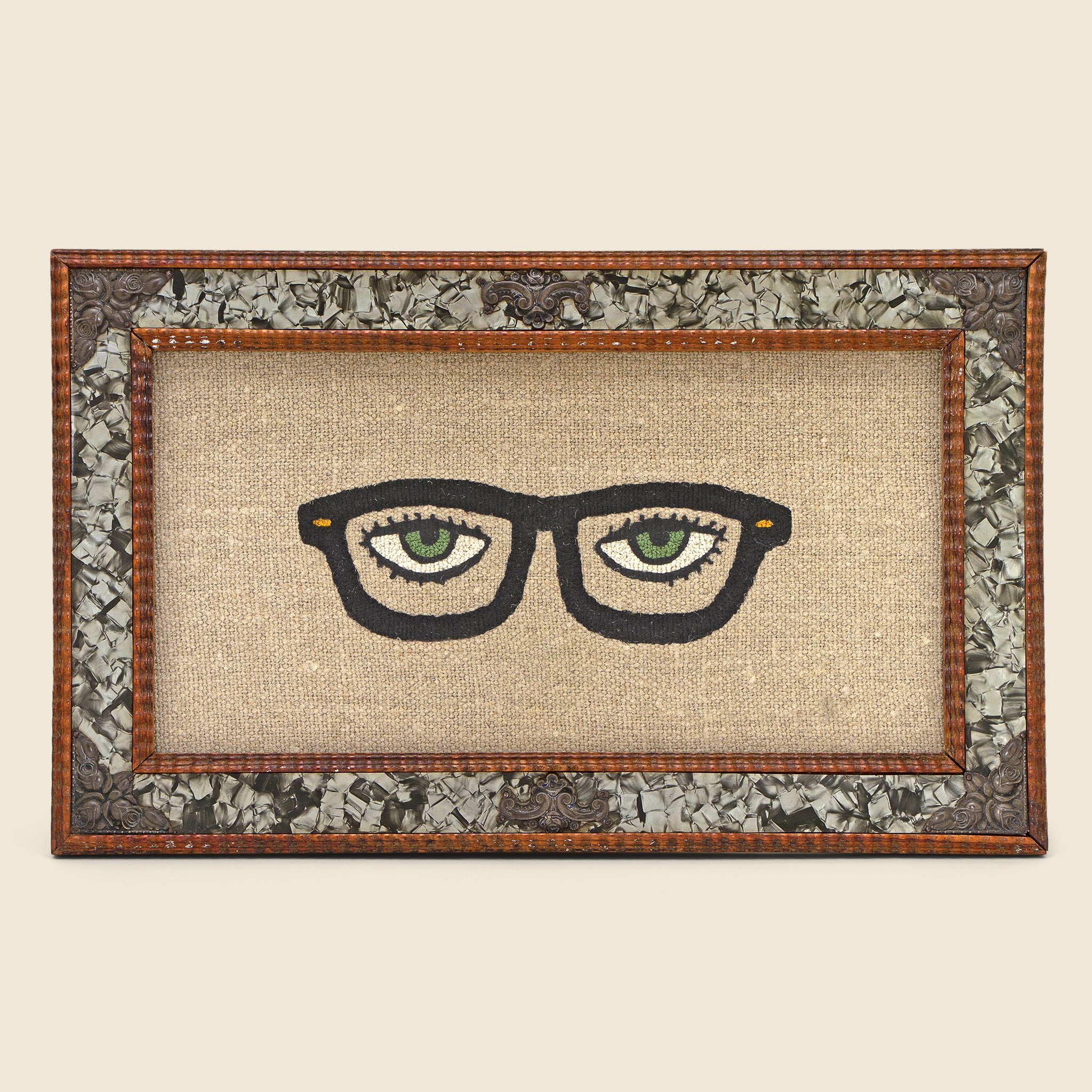 Eyeglass Needlepoint - Vintage - STAG Provisions - One & Done - Art