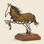 Brutalist Horse Sculpture - Vintage - STAG Provisions - One & Done - Art