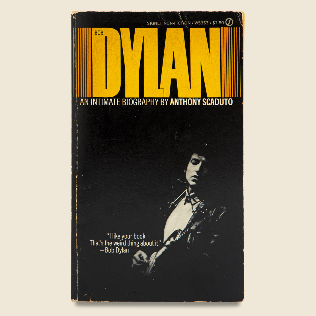Vintage 1970s Bob Dylan Biography Book