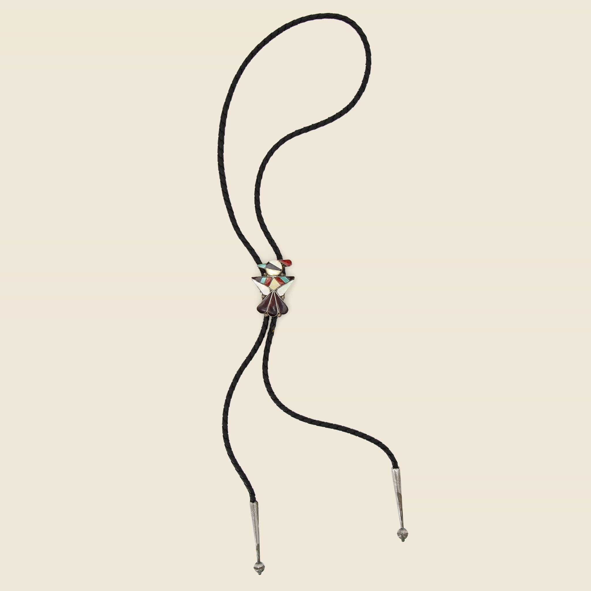 Vintage Zuni Thunderbird Bolo Tie - Vintage - STAG Provisions - One & Done - Accessories & Jewelry