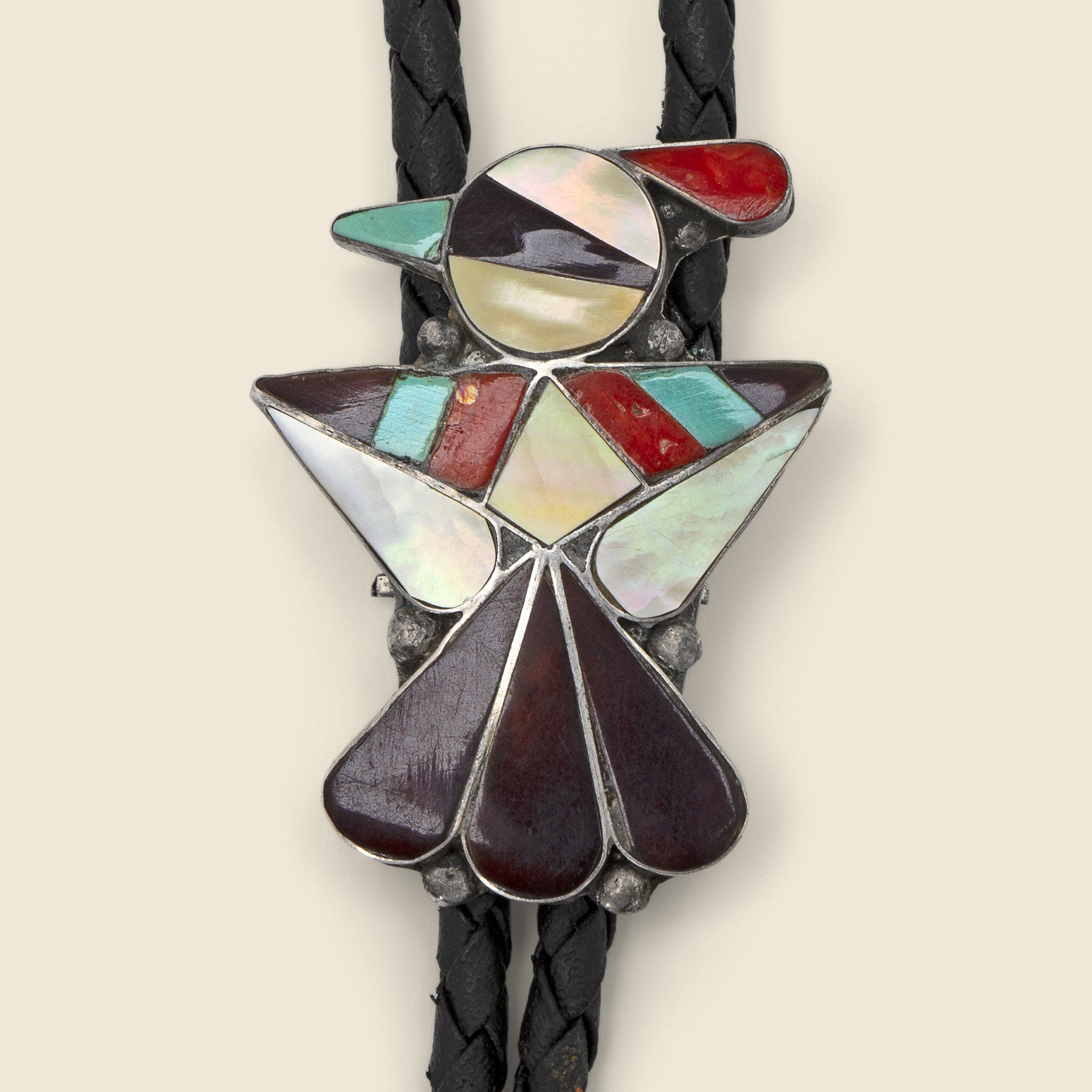 Vintage Zuni Thunderbird Bolo Tie - Vintage - STAG Provisions - One & Done - Accessories & Jewelry