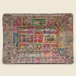 Vintage Stamp Decoupage Ashtray - Vintage - STAG Provisions - One & Done - Miscellaneous