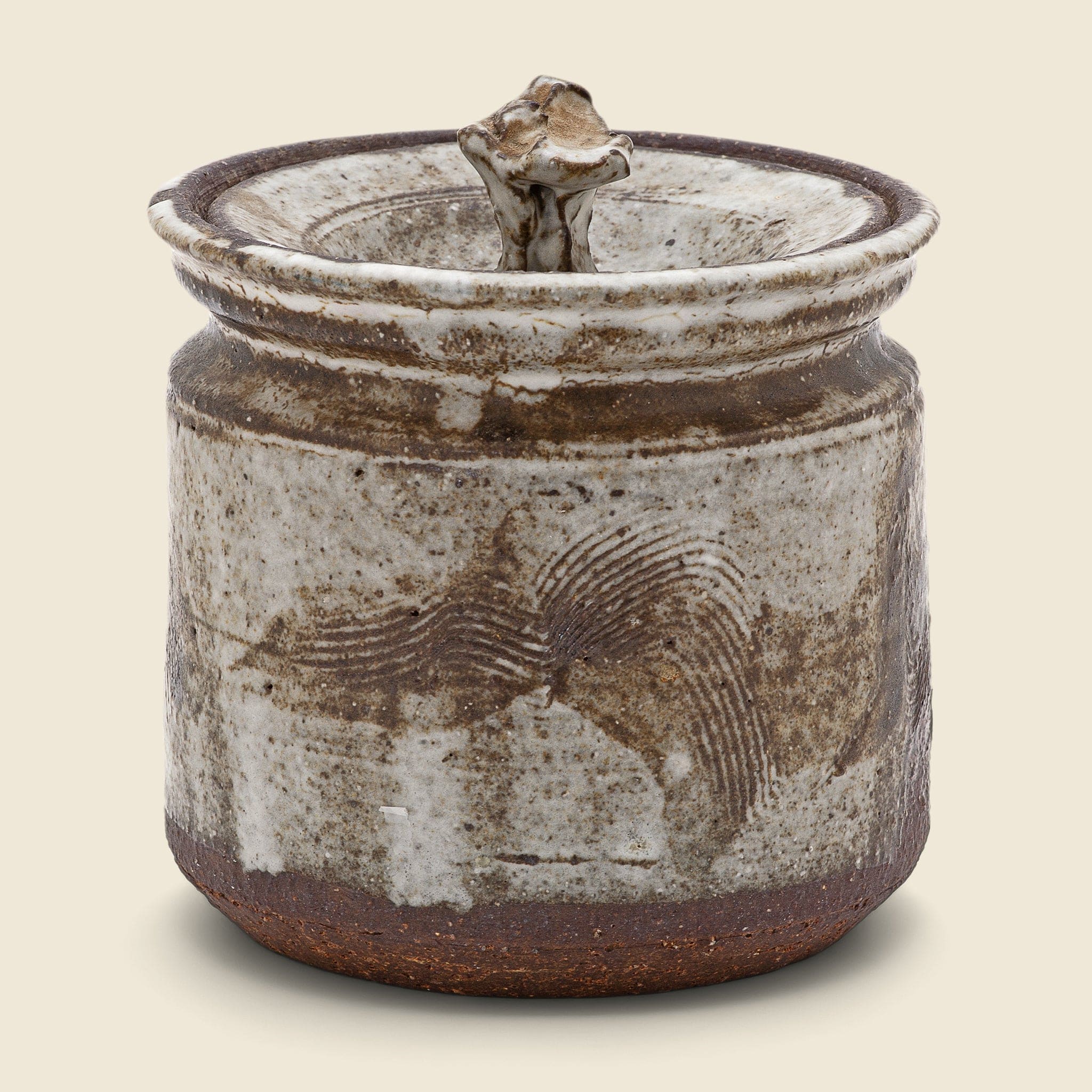 Studio Pottery Lidded Canister - Vintage - STAG Provisions - One & Done - Miscellaneous