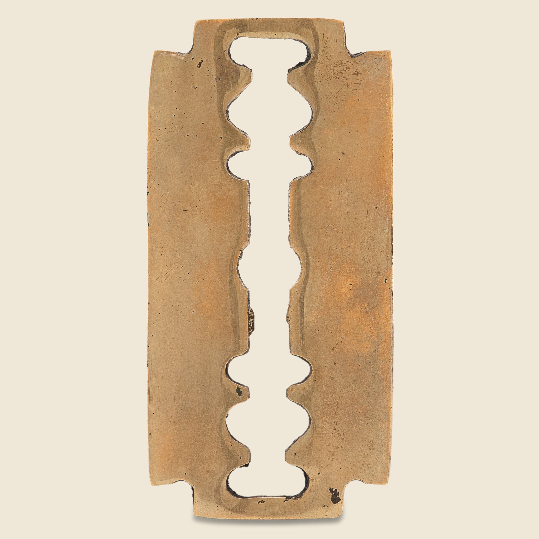 Large Brass Razor - Vintage - STAG Provisions - One & Done - Miscellaneous