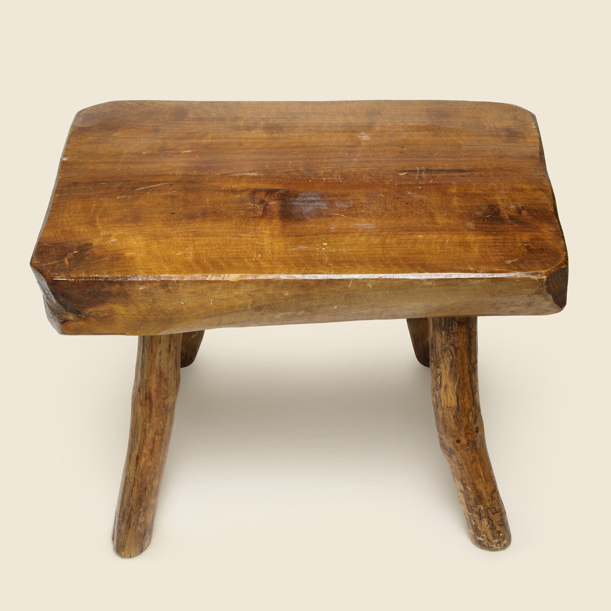 Vintage Rustic Wood Side Table - Vintage - STAG Provisions - One & Done - Furniture