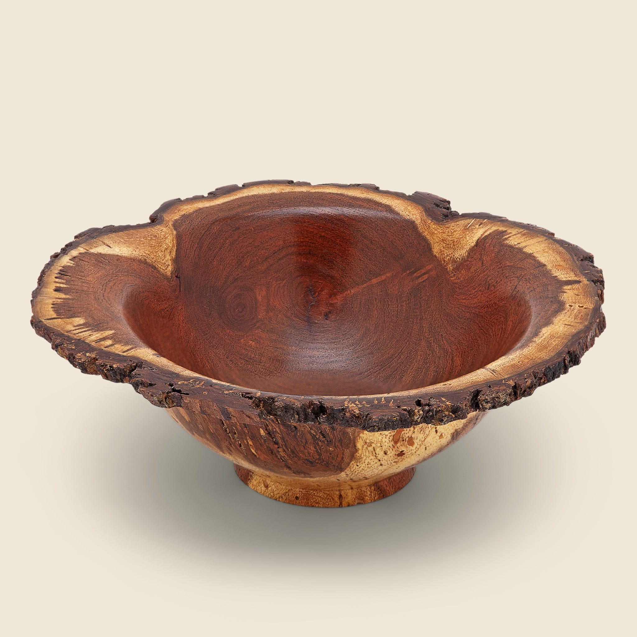 Small Raw Edge Wood Bowl - Vintage - STAG Provisions - One & Done - Miscellaneous