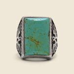 Turquoise Thunderbird/Kachina Ring - Vintage - STAG Provisions - One & Done - Accessories & Jewelry