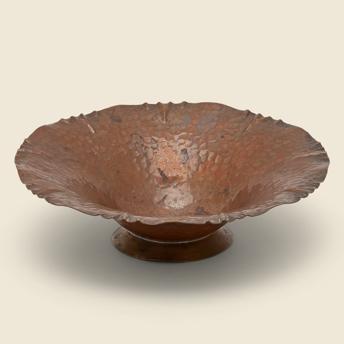 Vintage Hand Hammered Copper Bowl