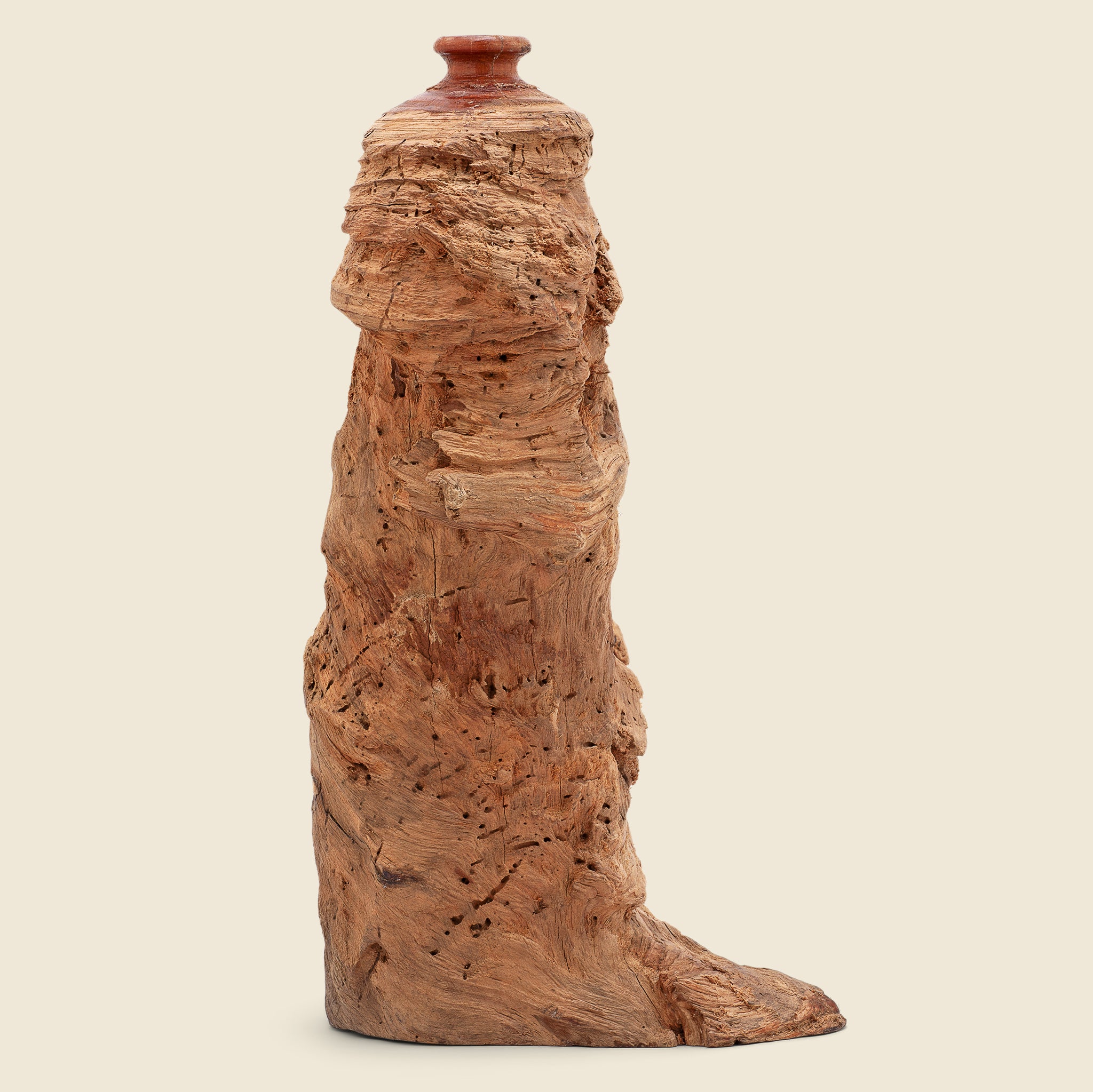 Burled Wood Cloud Vase #1 - Vintage - STAG Provisions - One & Done - Miscellaneous