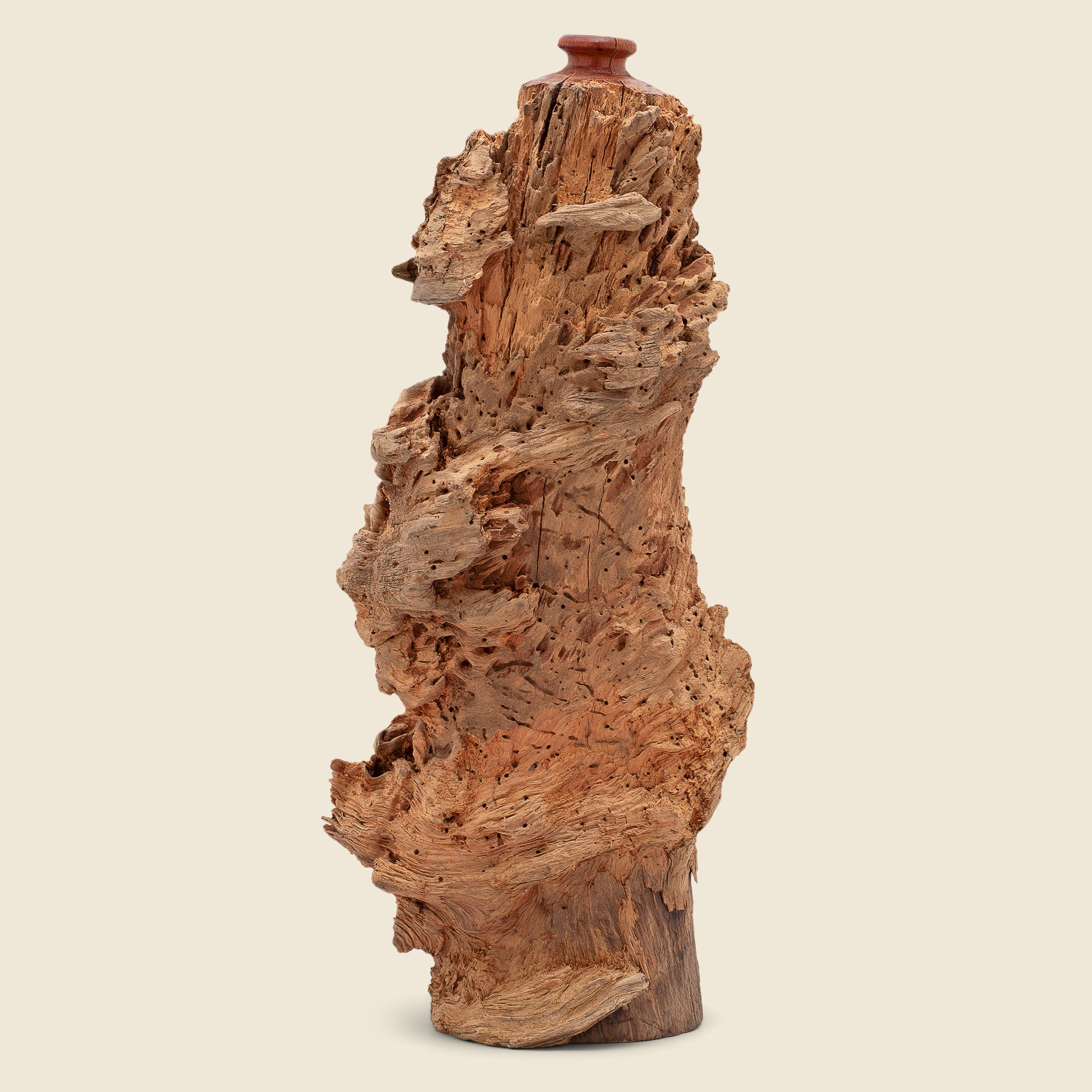 Burled Wood Cloud Vase #3 - Vintage - STAG Provisions - One & Done - Miscellaneous
