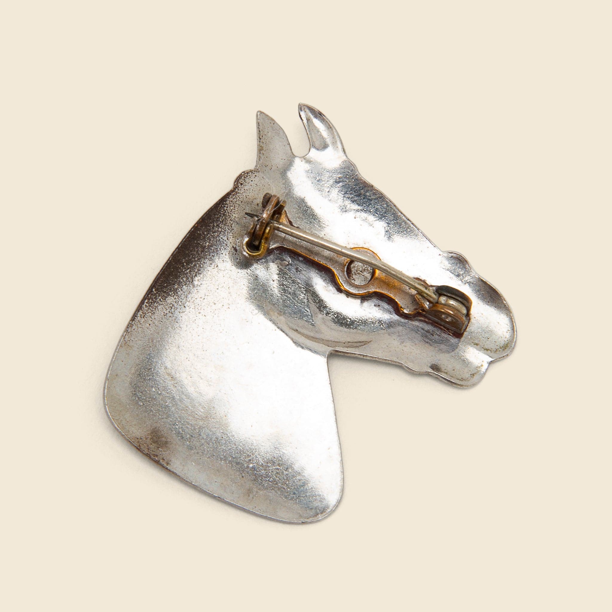 
                          Turquoise Horse Bust Pin - Sterling - Vintage - STAG Provisions - W - One &amp; Done - Accessories &amp; Jewelry
                        