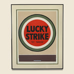 Lucky Strike Serigraph Print - Vintage - STAG Provisions - One & Done - Art