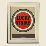 Lucky Strike Serigraph Print - Vintage - STAG Provisions - One & Done - Art