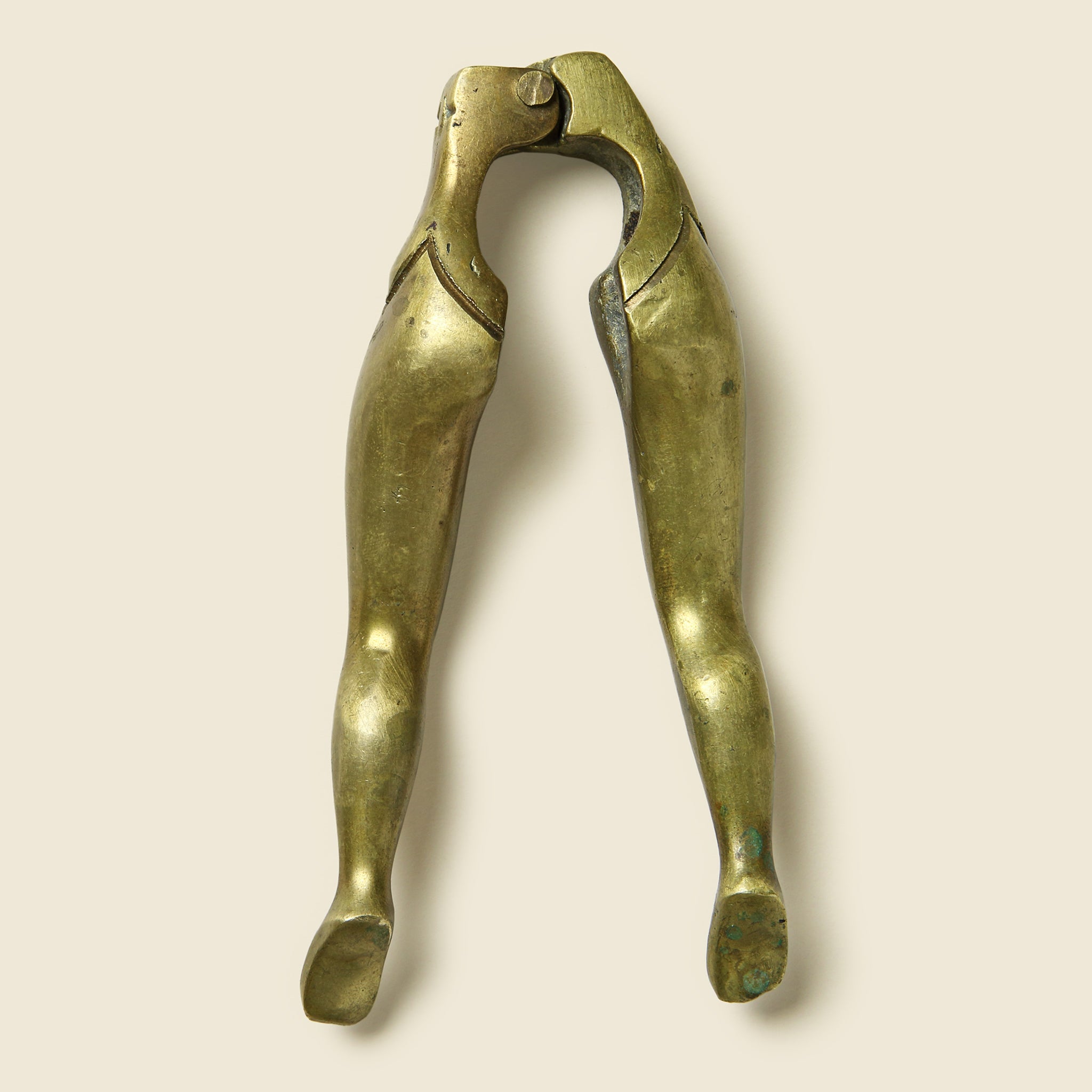 1960s Solid Brass Legs Nutcracker - Vintage - STAG Provisions - One & Done - Barware & Smoking