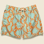 Swim Trunk - Blue Snake - OAS - STAG Provisions - Shorts - Swim