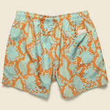 Swim Trunk - Blue Snake - OAS - STAG Provisions - Shorts - Swim