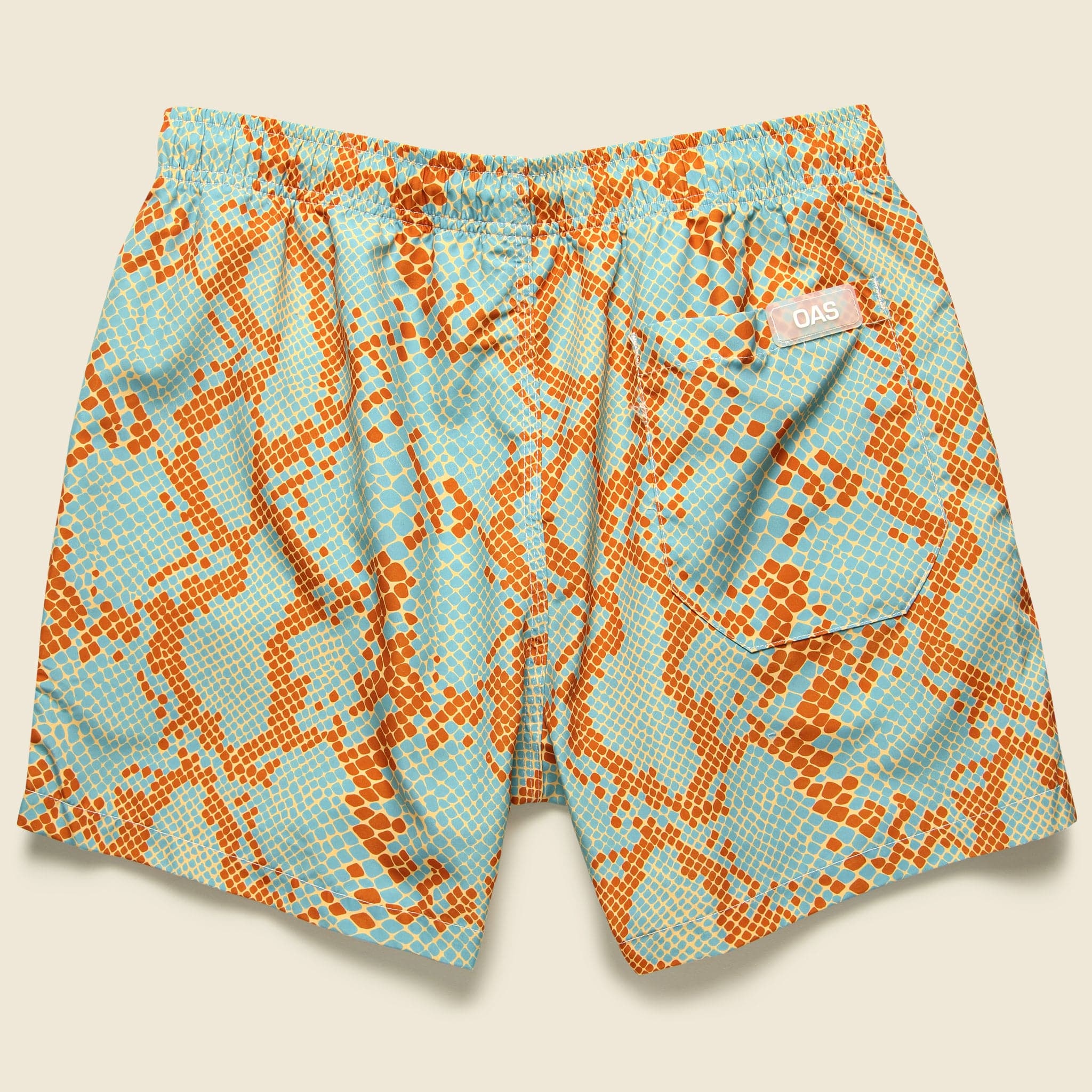 Swim Trunk - Blue Snake - OAS - STAG Provisions - Shorts - Swim