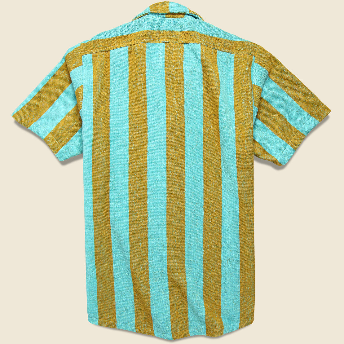 Turcs Terry Shirt - Teal/Gold Stripe