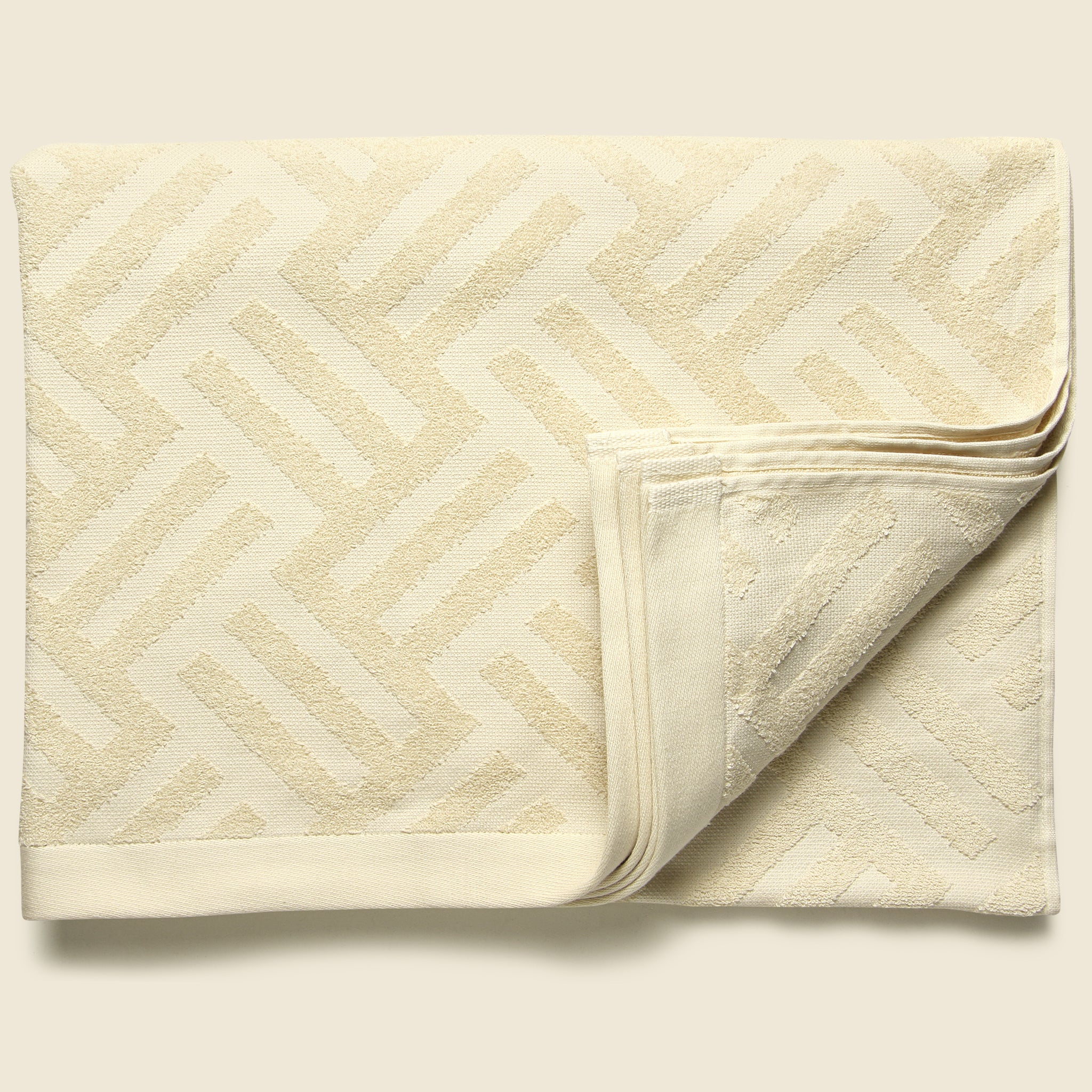 
                          Cross Road Towel - Beige - OAS - STAG Provisions - Home - Bath - Towel
                        