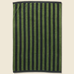 Green Stripe Towel - Green/Black - OAS - STAG Provisions - Gift - Towel