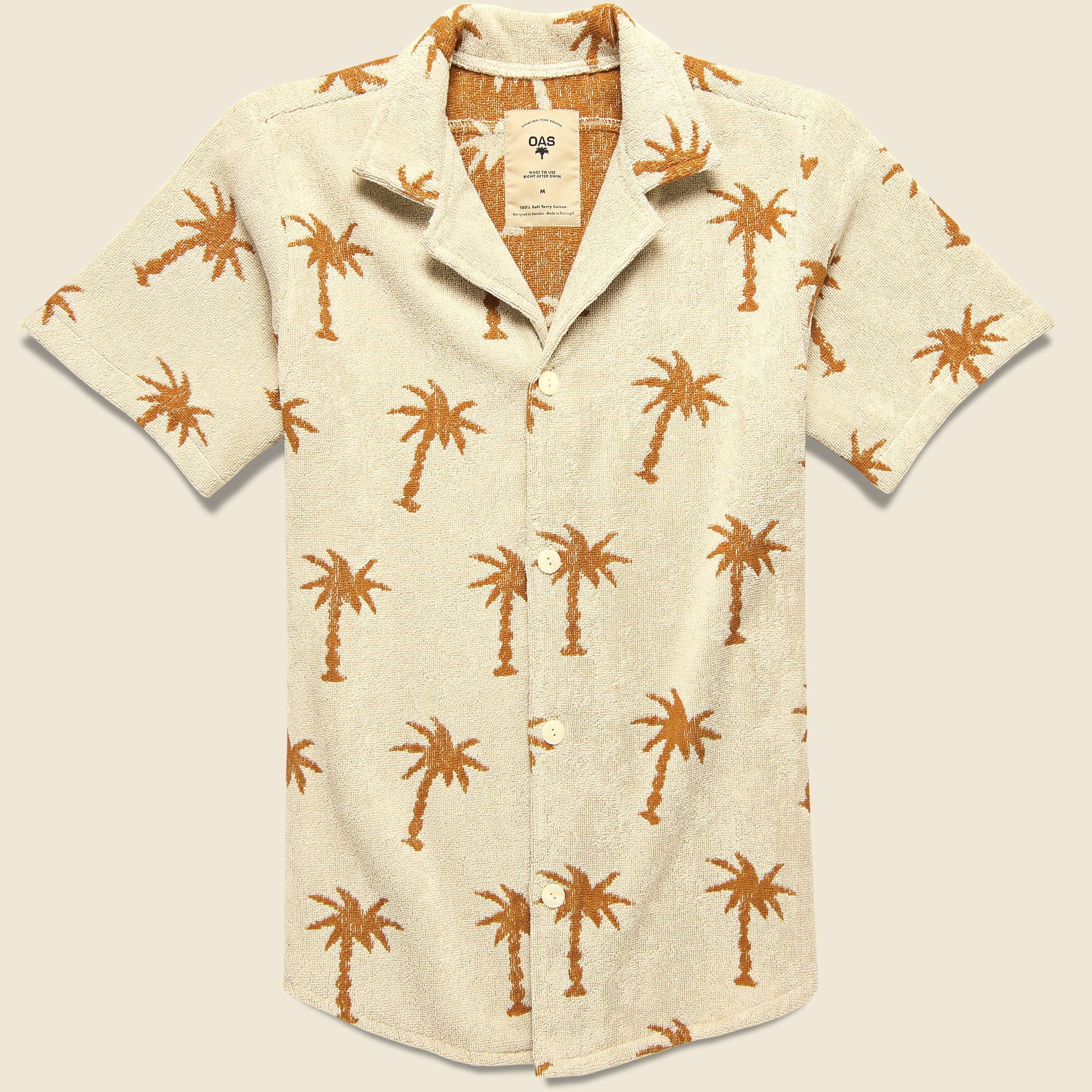Palmy Terry Shirt - Orange - OAS - STAG Provisions - Tops - S/S Knit